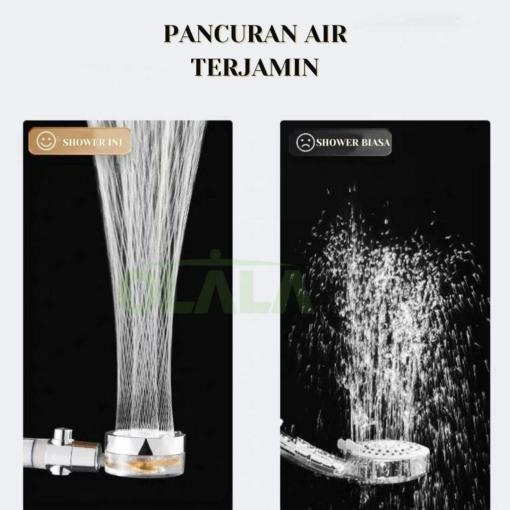 HAND SHOWER TURBO FAN SHOWER ION SPA ON/OFF OLL-0924