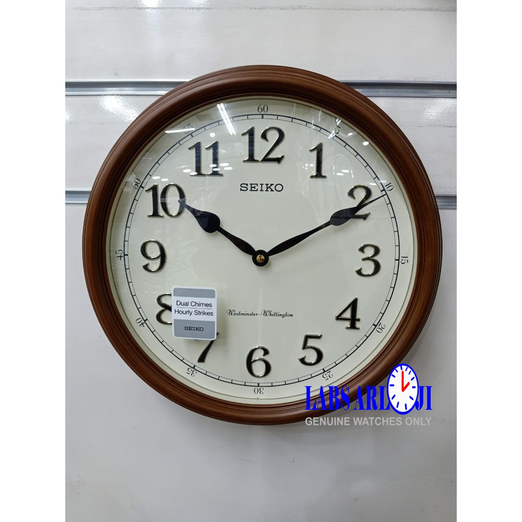 Jam Dinding Seiko QXD214B QXD214 Dual Chime Original