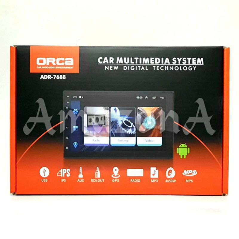 Head Unit Android Double Din Orca ADR-7688 7&quot;