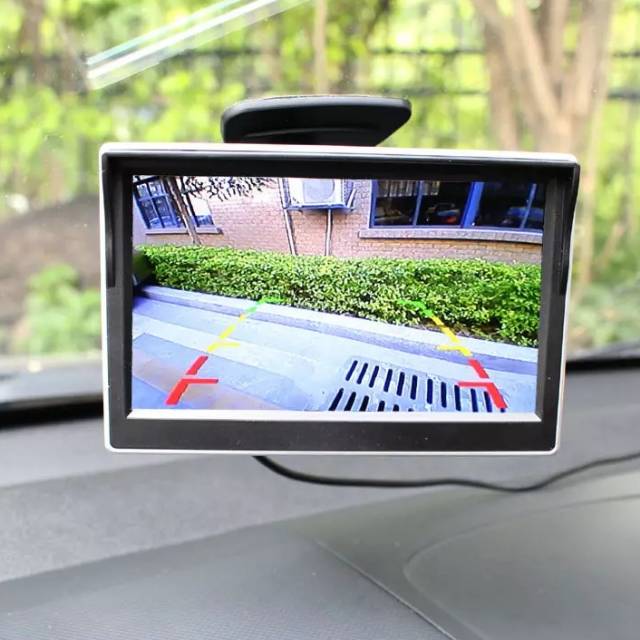 Monitor CCTV TFT LCD 5 Inch Security Car View Parkir Monitor