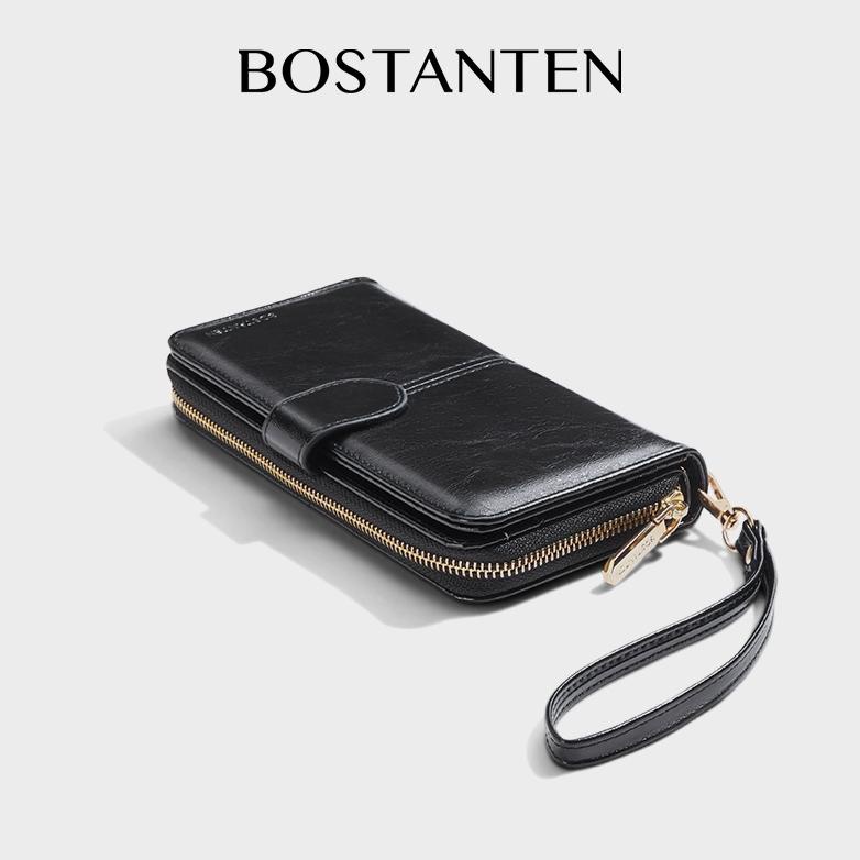 Bostanten Dompet Wanita Dompet Panjang Dompet Multi-Kartu Dompet Ritsleting