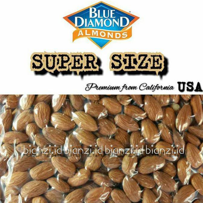 

Hot Produk Blue Diamond Almonds with SUPER SIZE (ALMOND MENTAH) 1000gr