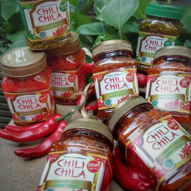 

Sambal Chili Chila 210g Sambel Bawang, Cumi, Ayam Kemangi, Cakalang, Geprek, Jambal Roti, Andaliman