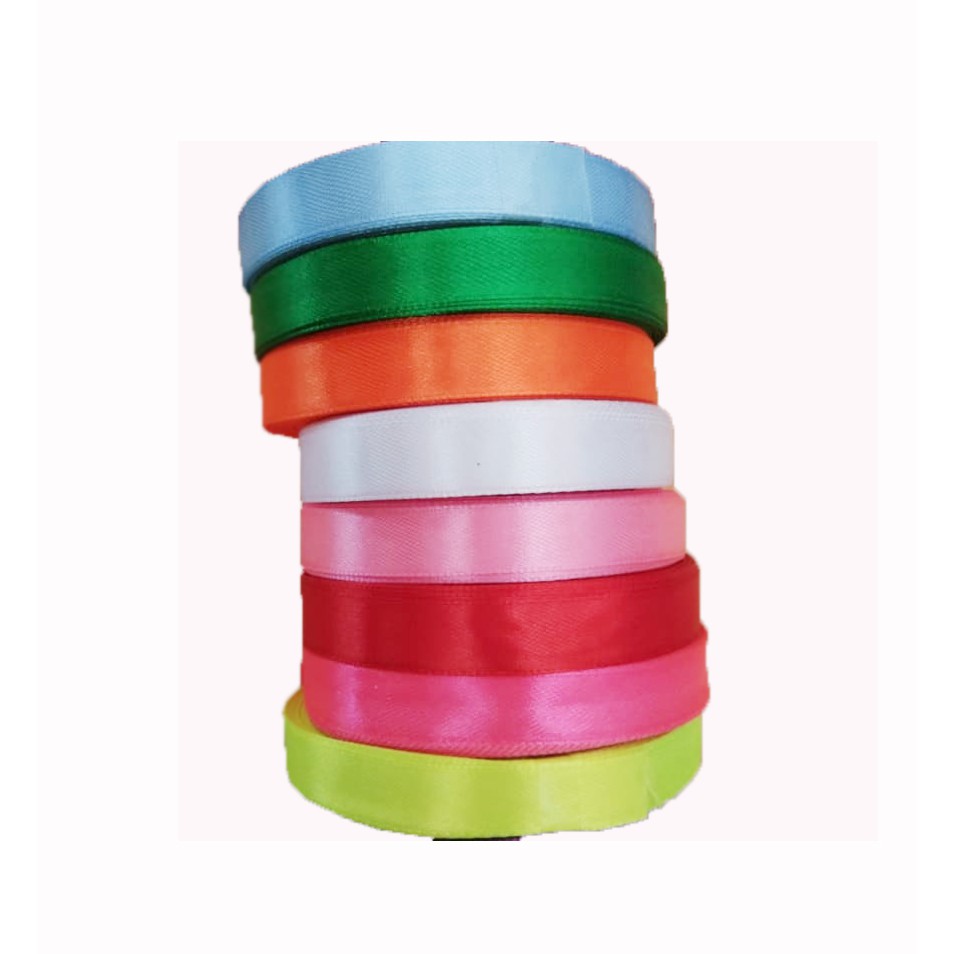 

Pita kain sedang / pita satin 1/2 inch / pita kain tanggung