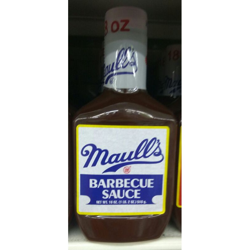 

MAULL'S ORIGINAL BBQ SAUCE 18oz (510gr)