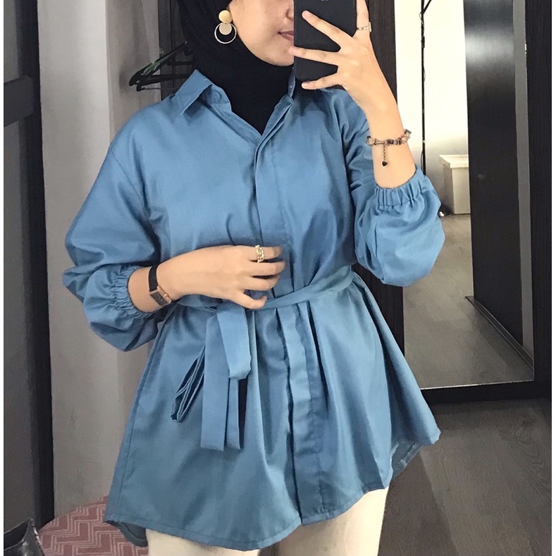 ALANA SHIRT | Atasan Wanita | KEMEJA 3 in 1