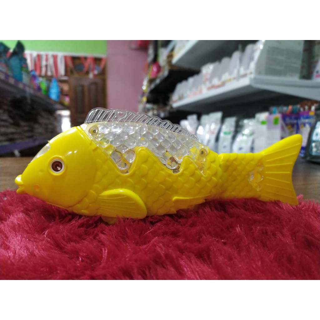 Mainan Ikan Hias (tanpa Batrai) mainan kucing hewan