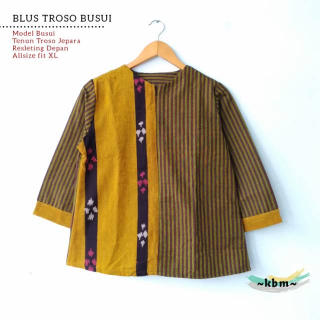 Blus tenun troso busui blus nadira dan  blus lurik devia dan blus nadia