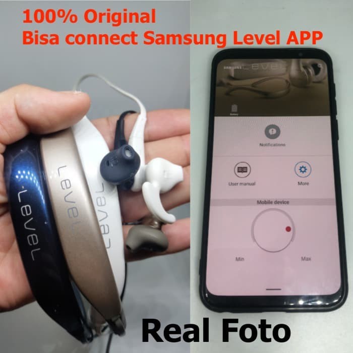 Baterai Rusak Original Bluetooth Headset Samsung Level Or Unit Head