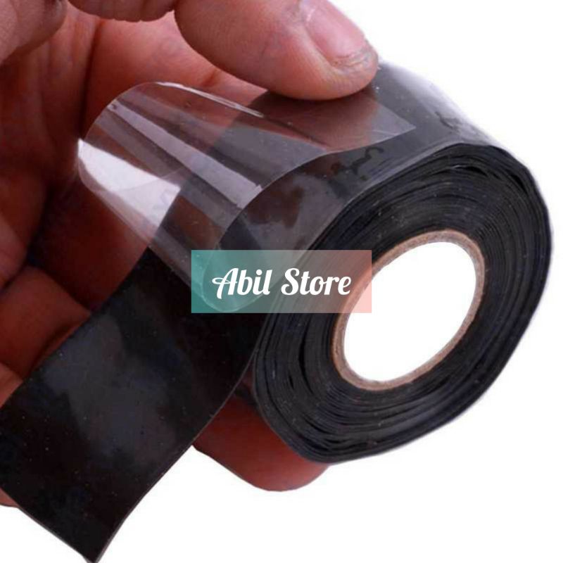 Lakban Pipa Waterproof Anti Air Plester Tambal Solasi Isolasi Leak Bocor Kebocoran 2,5mmx3m - A92-17