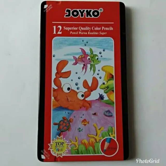 

Pensil warna Joyko 12 Warna Kemasan Kaleng