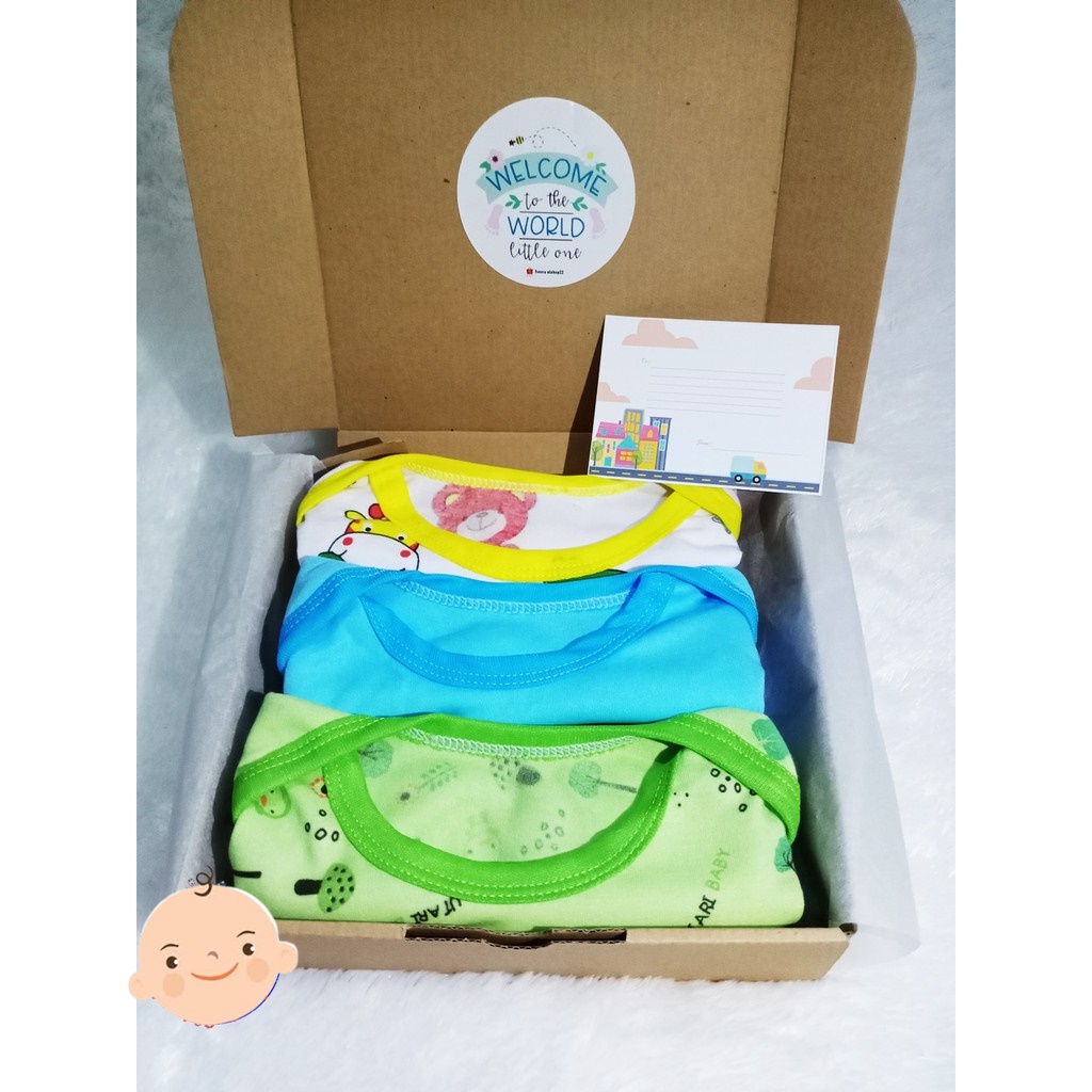 Hamper baju baby gift paket hampers parcel kado bayi lahiran parsel set murah