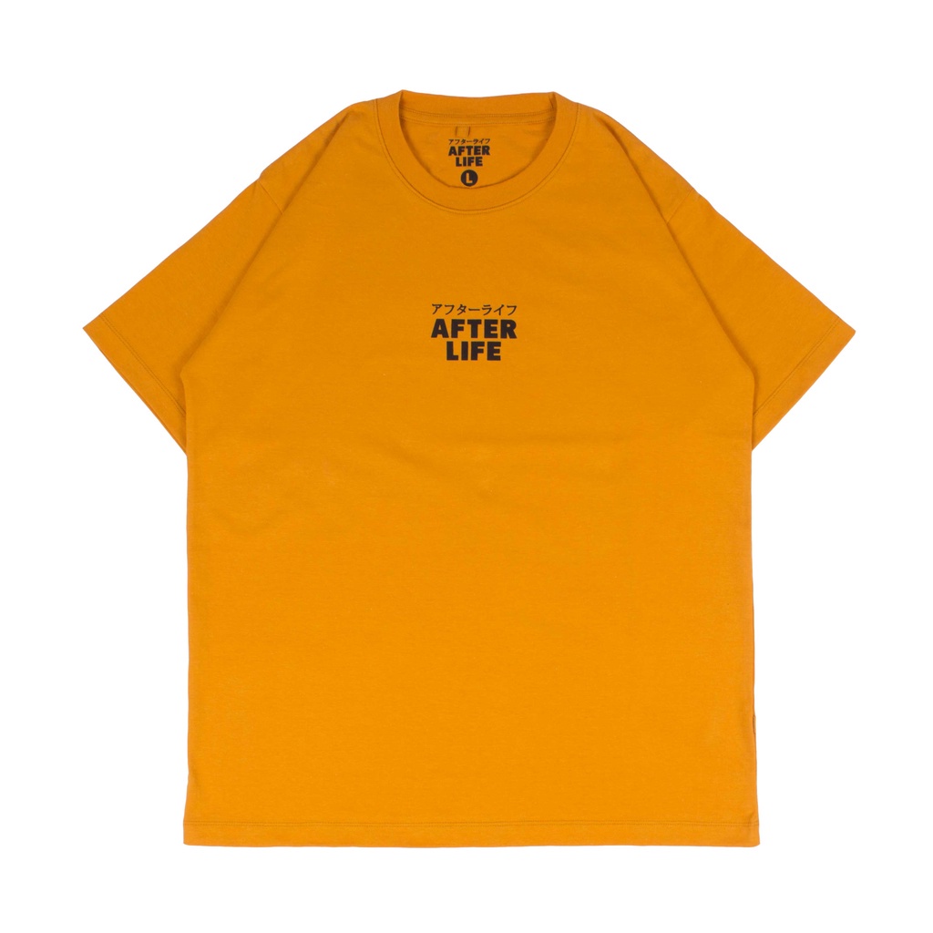 AFTERLIFE - Tshirt Lattera Mustard | 21046B