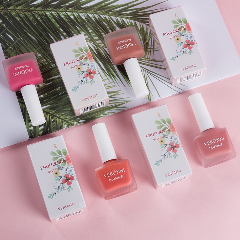 [HARGA PROMO]VERONNI FRUIT JUICE BLUSHER WATERPROOF BLUSH ON LIQUID TAHAN AIR TAHAN LAMA