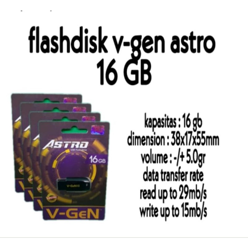 flashdisk v-gen astro 16gb