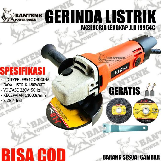 ✅Baru MESIN GERINDA JLD TOOL 4 INCH. GURINDA LISTRIK MURAH JLD TOOL