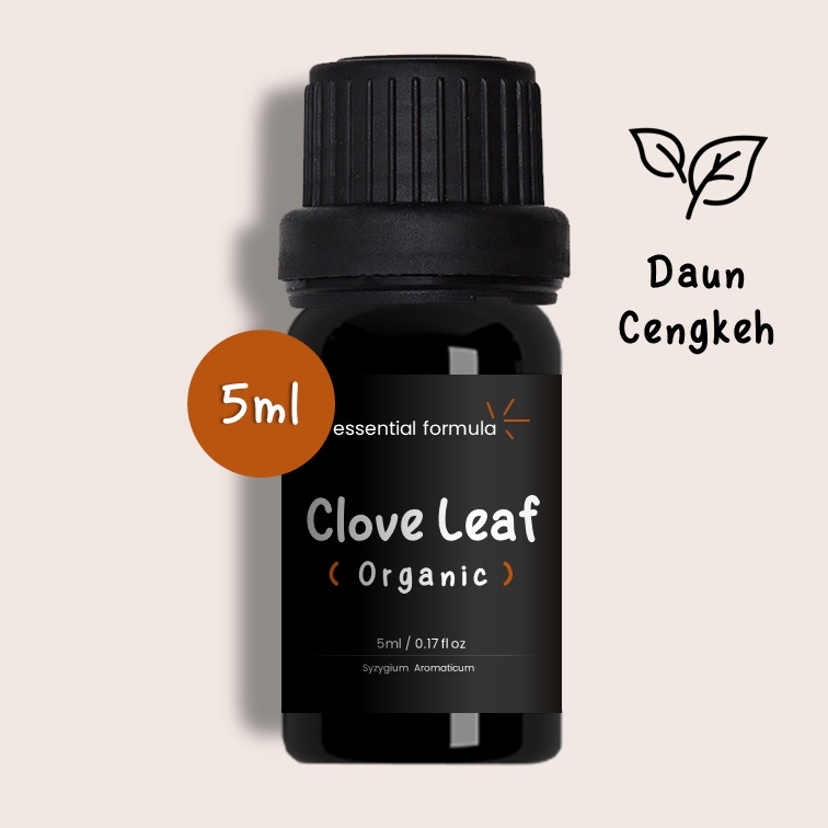 5ml Organic Clove Leaf Essential Oil Daun Cengkeh Murni 100%