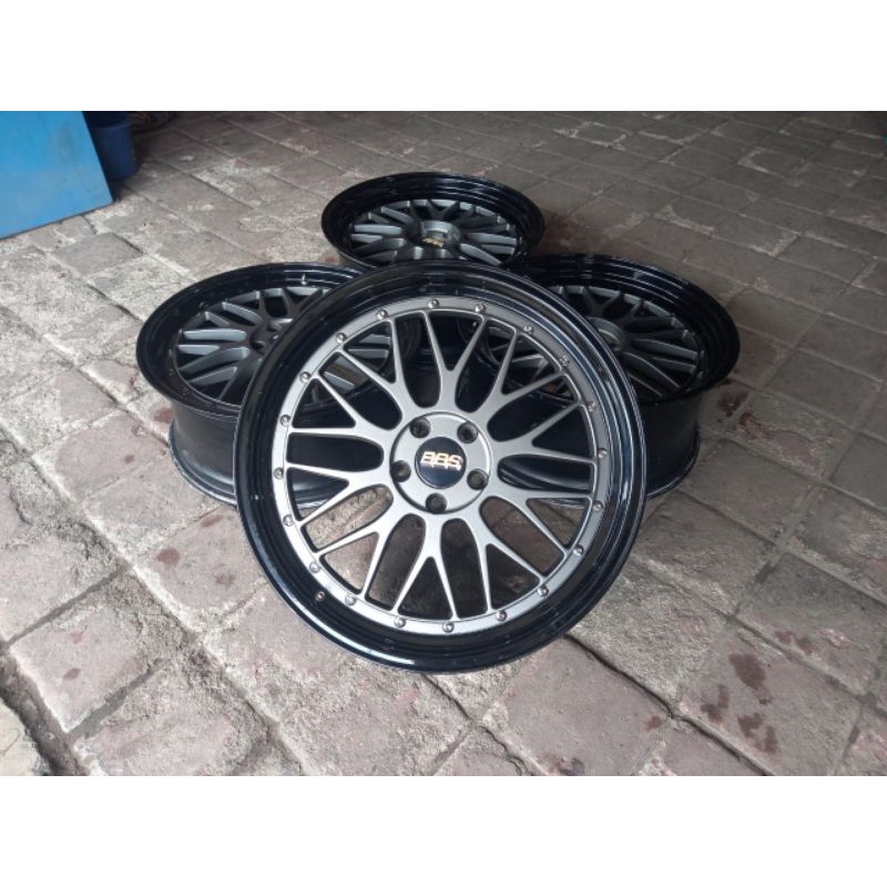 Velg Bekas Mobil TYPE BBS Ring 20 Hole 5x114 Lebar 8.5-9.5 Et38-35 CAMRI ACCORD CRV VITARA ALPHARD