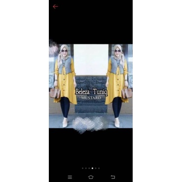 Beleza tunik atasan wanita fashion muslim