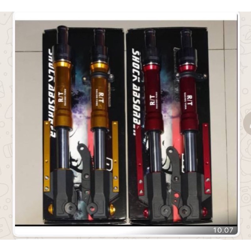 shockbreaker depan up side down rt stage nmax 1set tinggal pasang