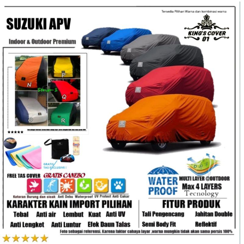 Cover Mobil Sarung Mobil Body Cover Suzuki APV