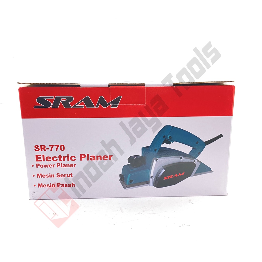 SRAM SR-770 Mesin Serut Kayu Planer Ketam Sugu Pasah Listrik