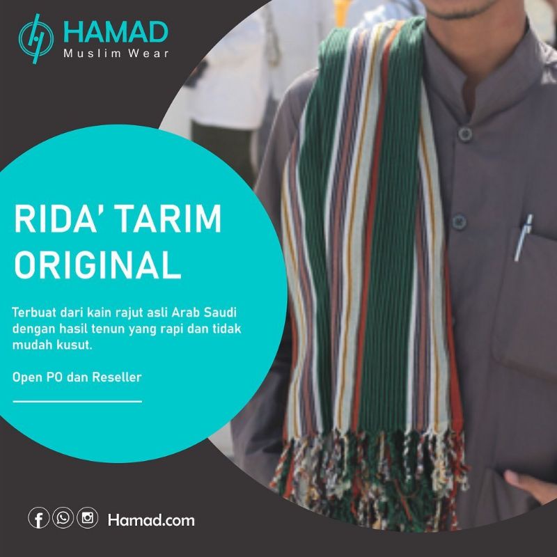 Rida Ridak Salur Ori Tarim Yaman Motif Bergaris