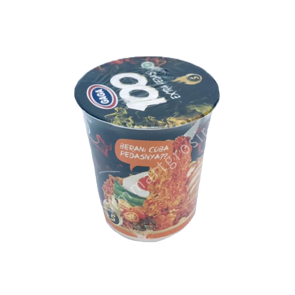 GAGA 100 / Mie Instan Cup / Ekstra Pedas / Goreng Jalapeno 75g