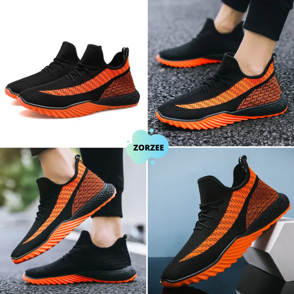 Sepatu Sneakers Sport Gym Snekers Laki Laki Pria Cowok Dewasa Import Terbaru