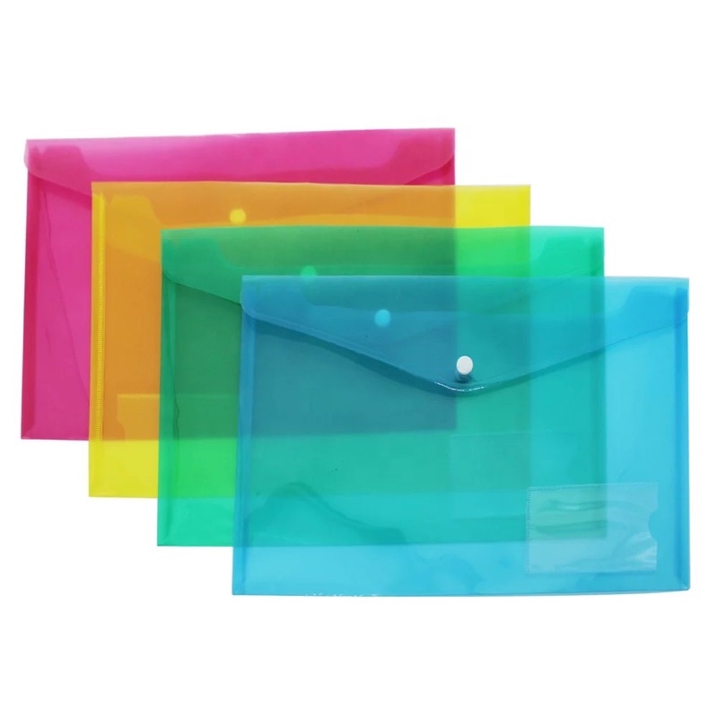 ( Ecer ) MAP PLASTIK TALI / MAP KANCING POLOS / MAP PLASTIK MOTIF / DOCUMENT PLASTIC CLEAR FOLDER