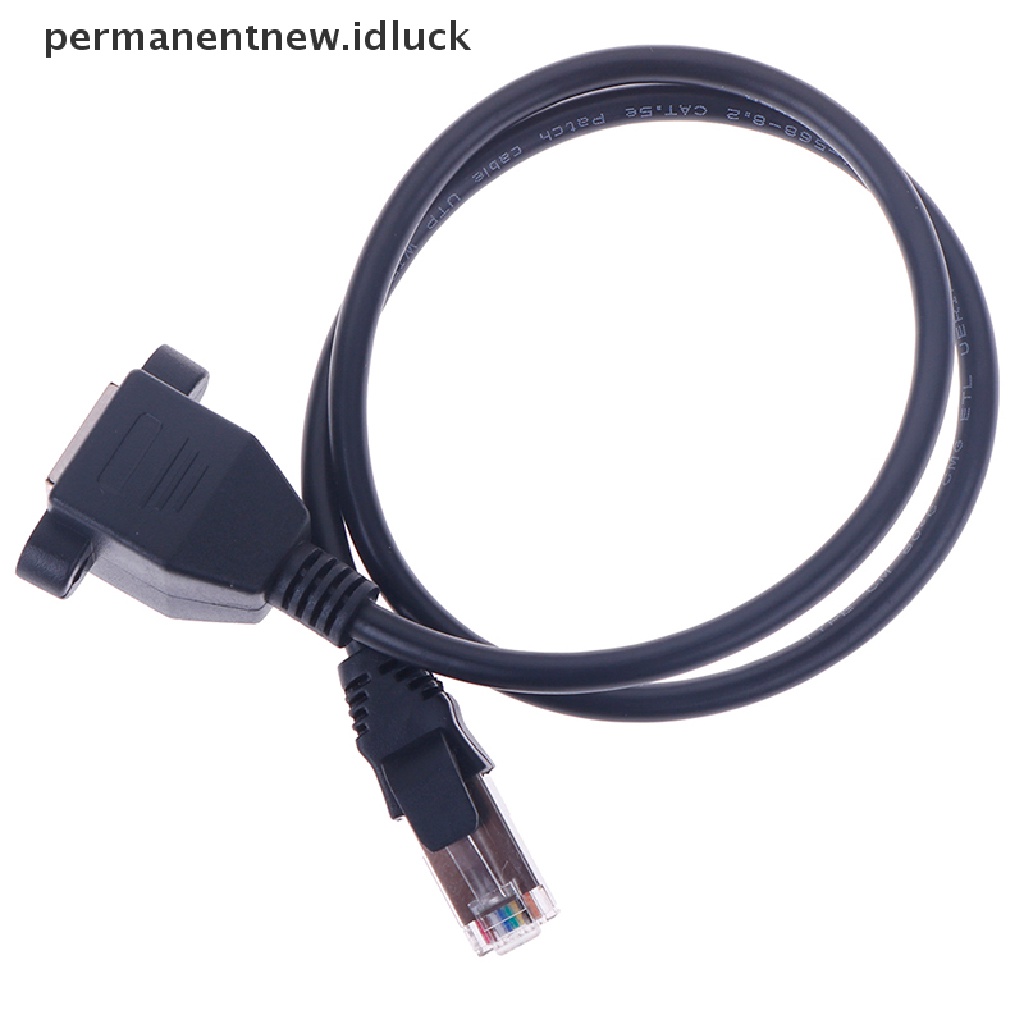 (luckypermanentnew) 1pc Kabel Extension RJ45 Male Ke Female Untuk Jaringan LAN Ethernet