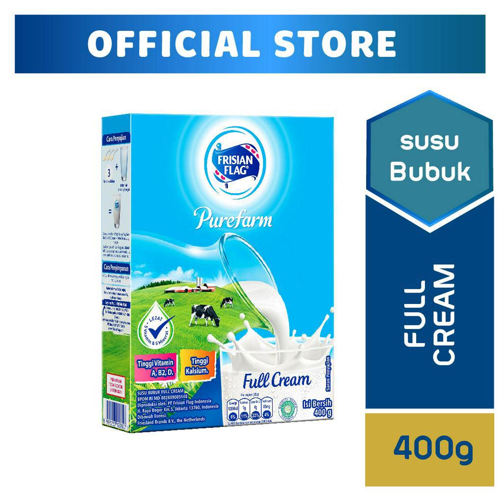 

Frisian Flag Susu Bubuk Fullcream Purefarm 400 gr