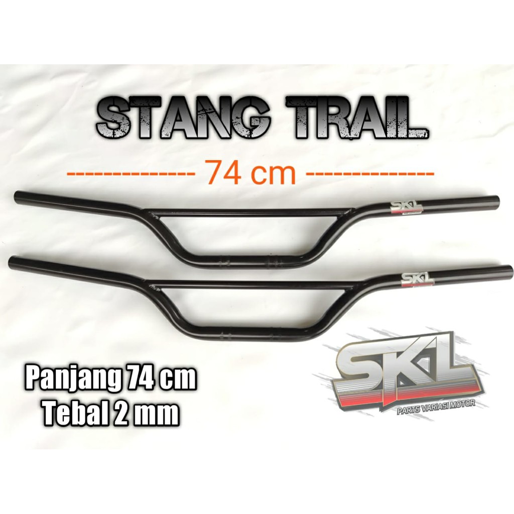 Paket Dudukan Stang Racing Trondol Matic Dan Bebek Yamaha Honda Suzuki Plus Stang Trail