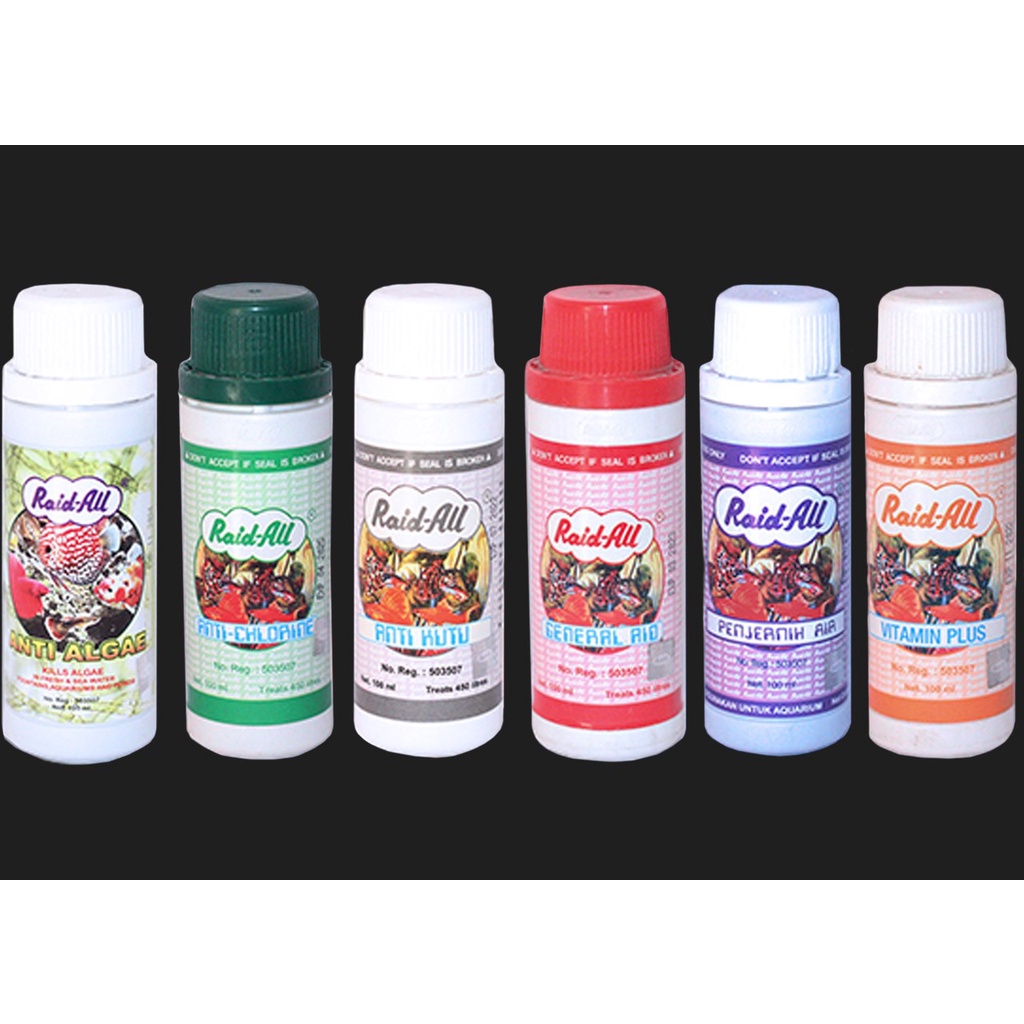 Obat Ikan Raid All Anti Kutu 100ml