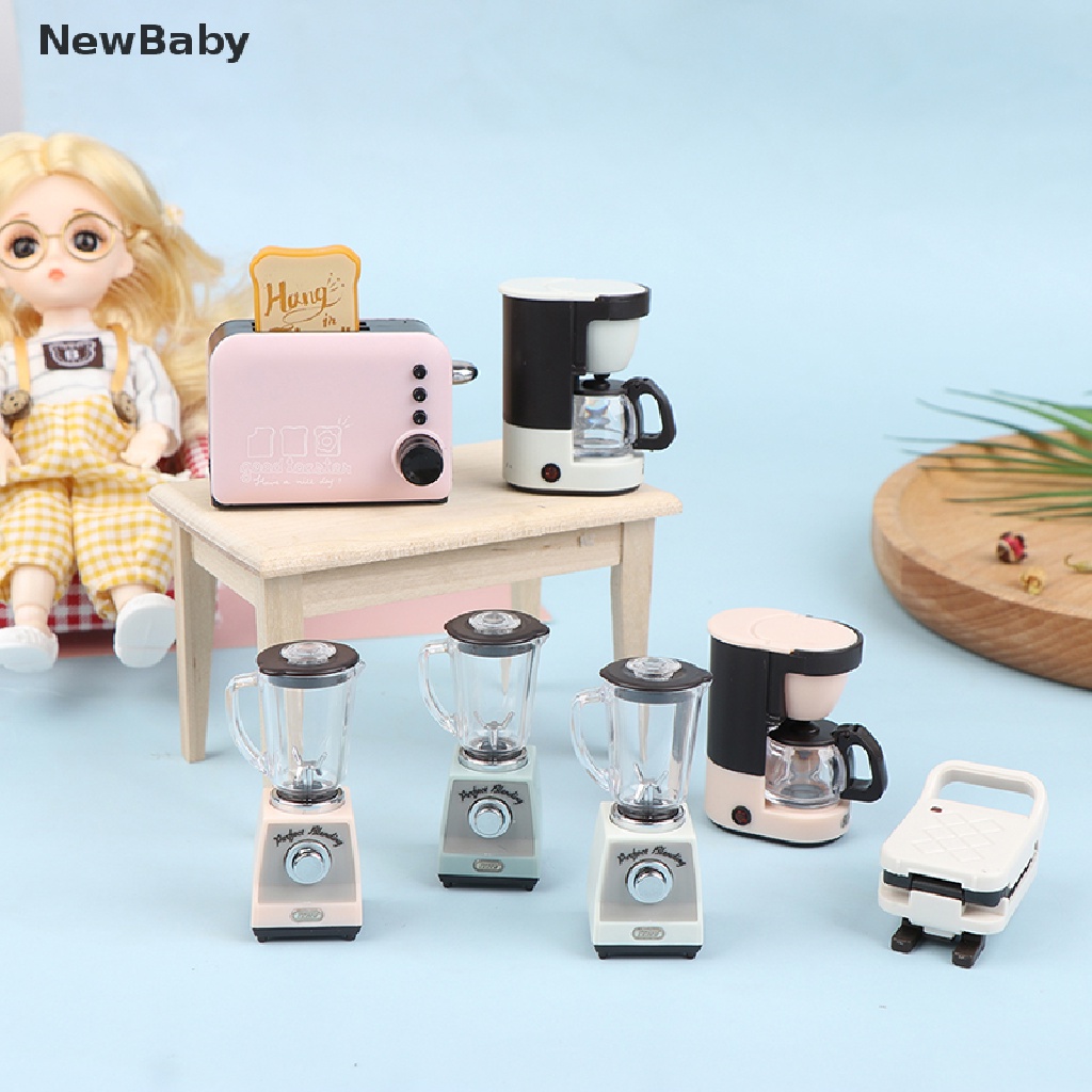 Newbaby Mainan Miniatur Simulasi Peralatan Dapur Elektrik Skala 1: 12 Untuk Dekorasi Rumah Boneka