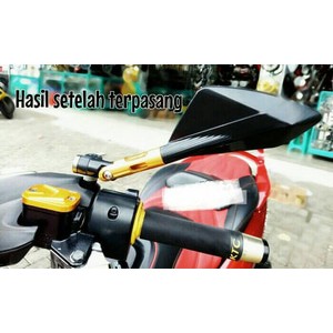 Variasi Spion TOMOK FULL CNC Warna UNIVERSAL Masuk K Semua Motor Murah