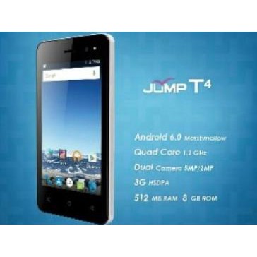 Hot Sale Evercoss A74J Jump T4 - Quad Core 1.2 Ghz, 4" Lcd, 5Mp/2Mp Camera, 3G