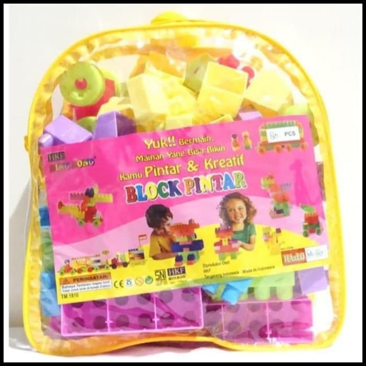 Mainan Anak Kreatif Block Pintar Balok Susun Blok Lego
