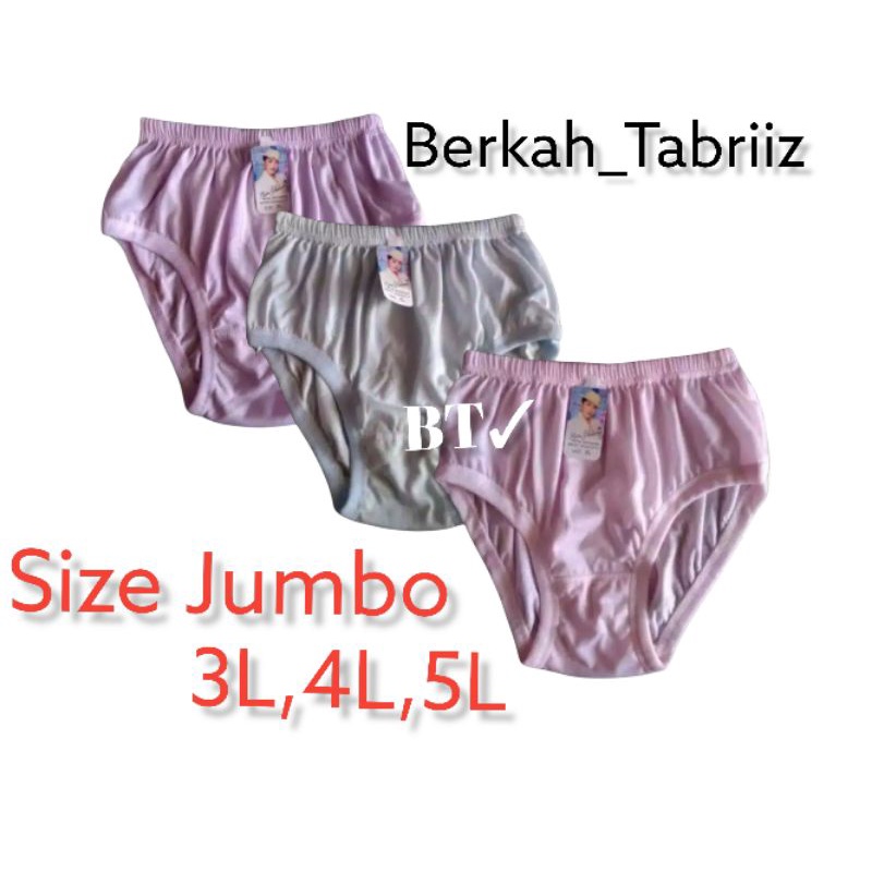 GROSIR CD WANITA SIZE 5L JUMBO POLOSAN LUSINAN