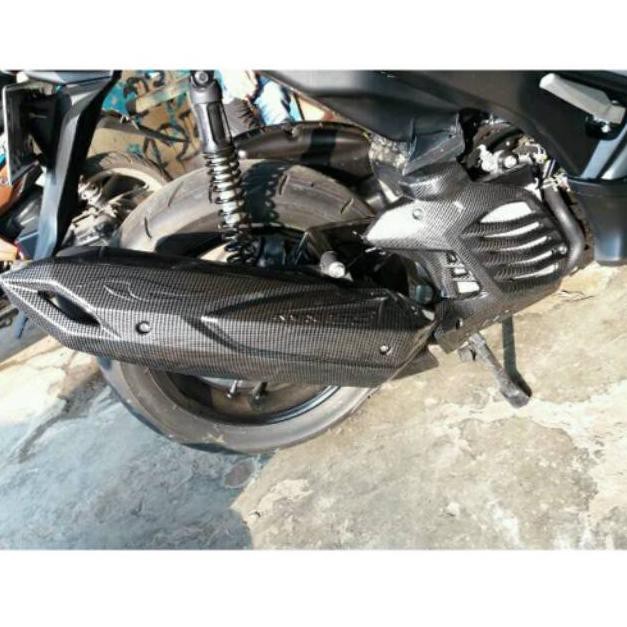 COVER KNALPOT AEROX KARBON NEMO | TUTUP KNALPOT AEROX KARBON |TUTUP KNALPOT LEXI