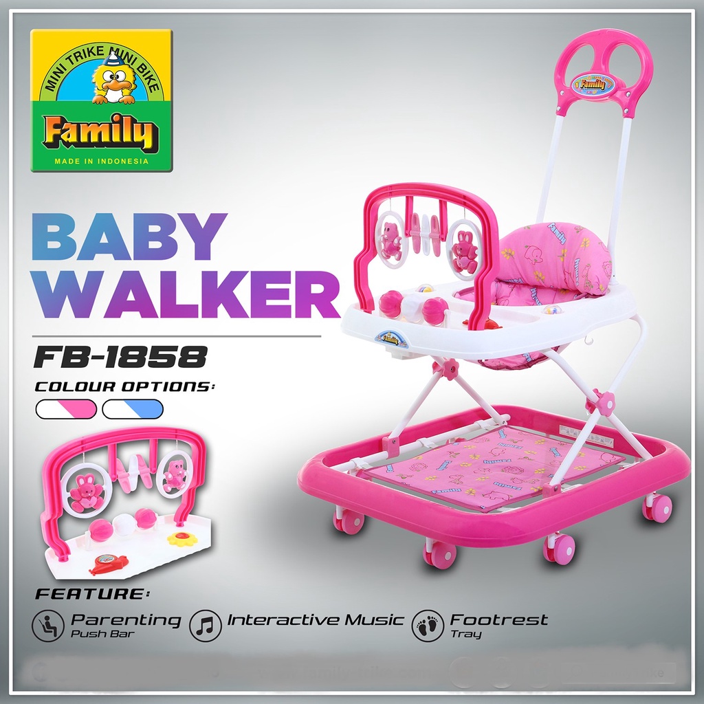 [KHUSUS LUAR KOTA] FAMILY Baby Walker FB 1858