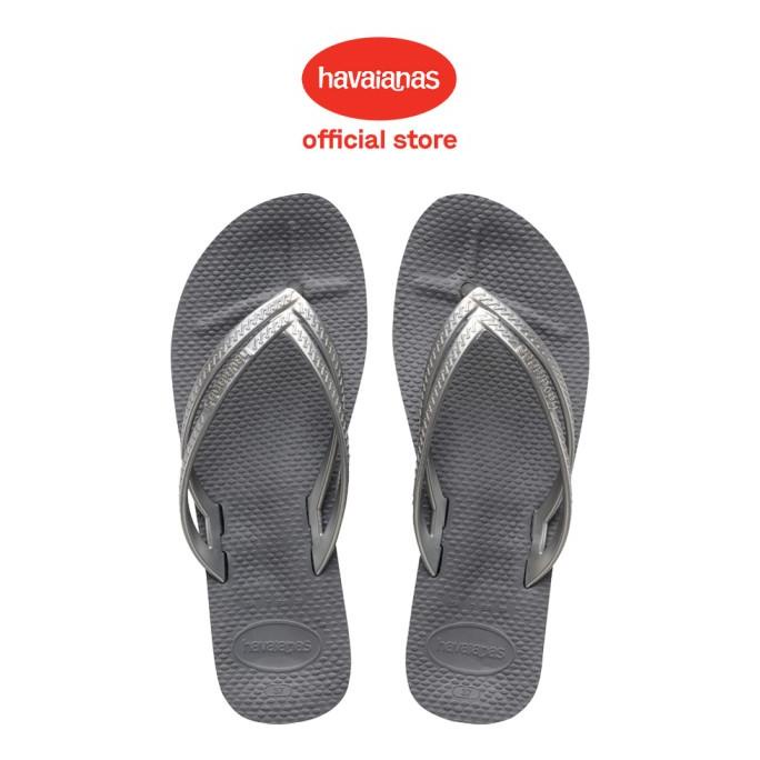 Havaianas Woman Wedges FC 5178 Steel - Sandal Jepit Wanita (Abu-abu) BERKAH