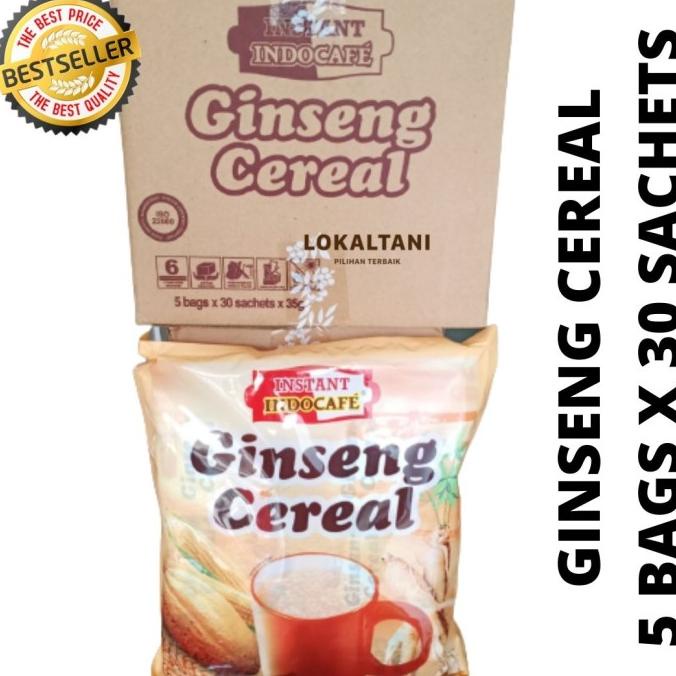 

Indocafe Ginseng Sereal 30 Sachet / 1 Karton Isi 5 Packs