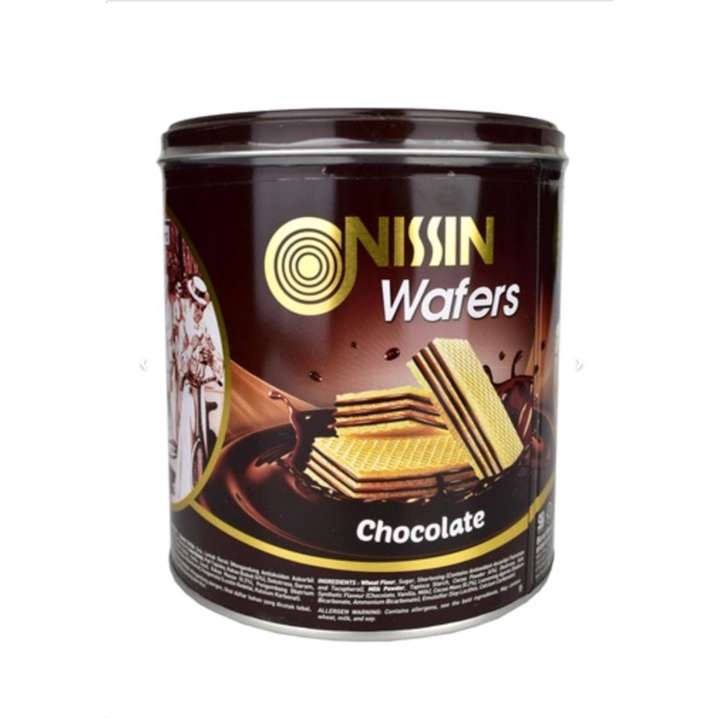 

BISKUIT WAFER NISSIN KALENG COKLAT 570 GR