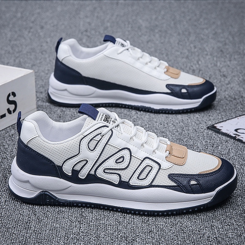 Sepatu sneakers pria Import Gaya Korea motif AEO new bisa COD