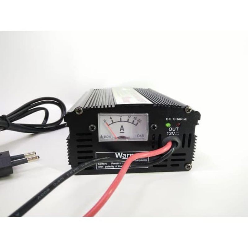 Alat cas Aki 12V 10 Ampere Sunpro SU 1210B Charger Aki 12V 10A