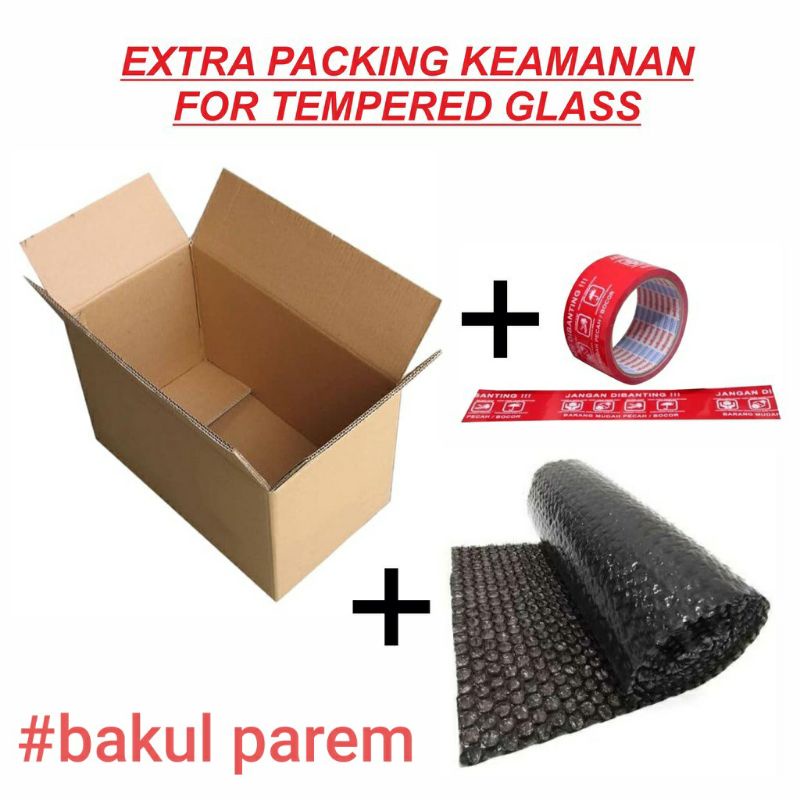 

extra kardus peking/bublewarp /fragile tambahan septi pengiriman