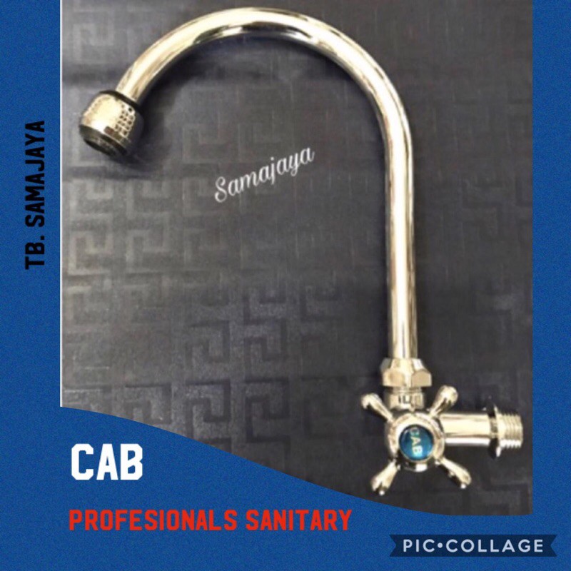 Kran Angsa Minimalis / Kran cuci piring minimalis. Polesan licin halus mengkilap. Kran dapur