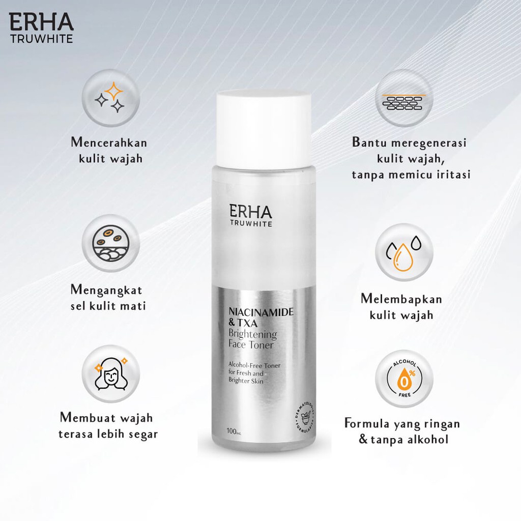 ERHA TRUWHITE BRIGHTENING SERIES/ ERHA Day Cream/ ERHA Night Cream/ ERHA Face Toner/ERHA Facial Wash