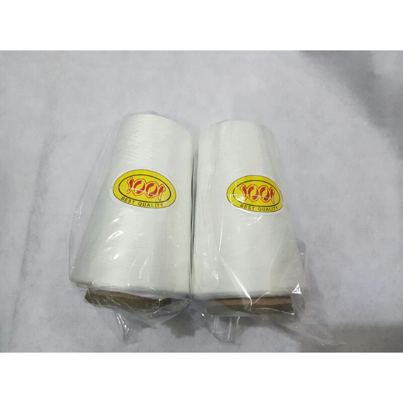 benang obras/benang polyester/ obras putih besar